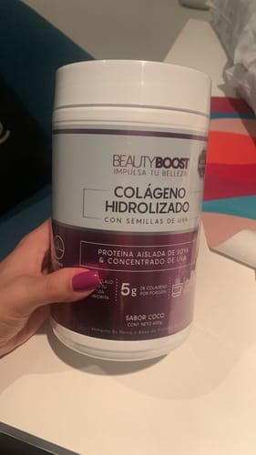Customer photo review of COLÁGENO HIDROLIZADO CON VITAMINA C, D3, BIOTINA Y SEMILLAS DE UVA