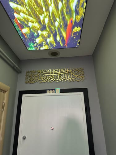 Customer photo review of Nazar Duası Yatay Tasarım Metal Tablo