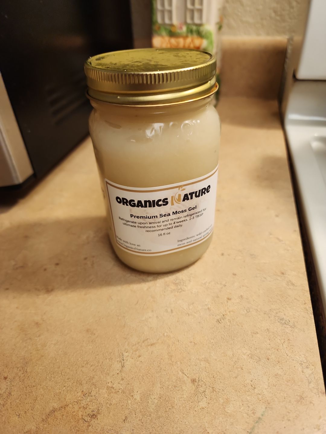 Customer photo review of Raw Wildcrafted Sea Moss 4oz - Sun Dried Sea Moss