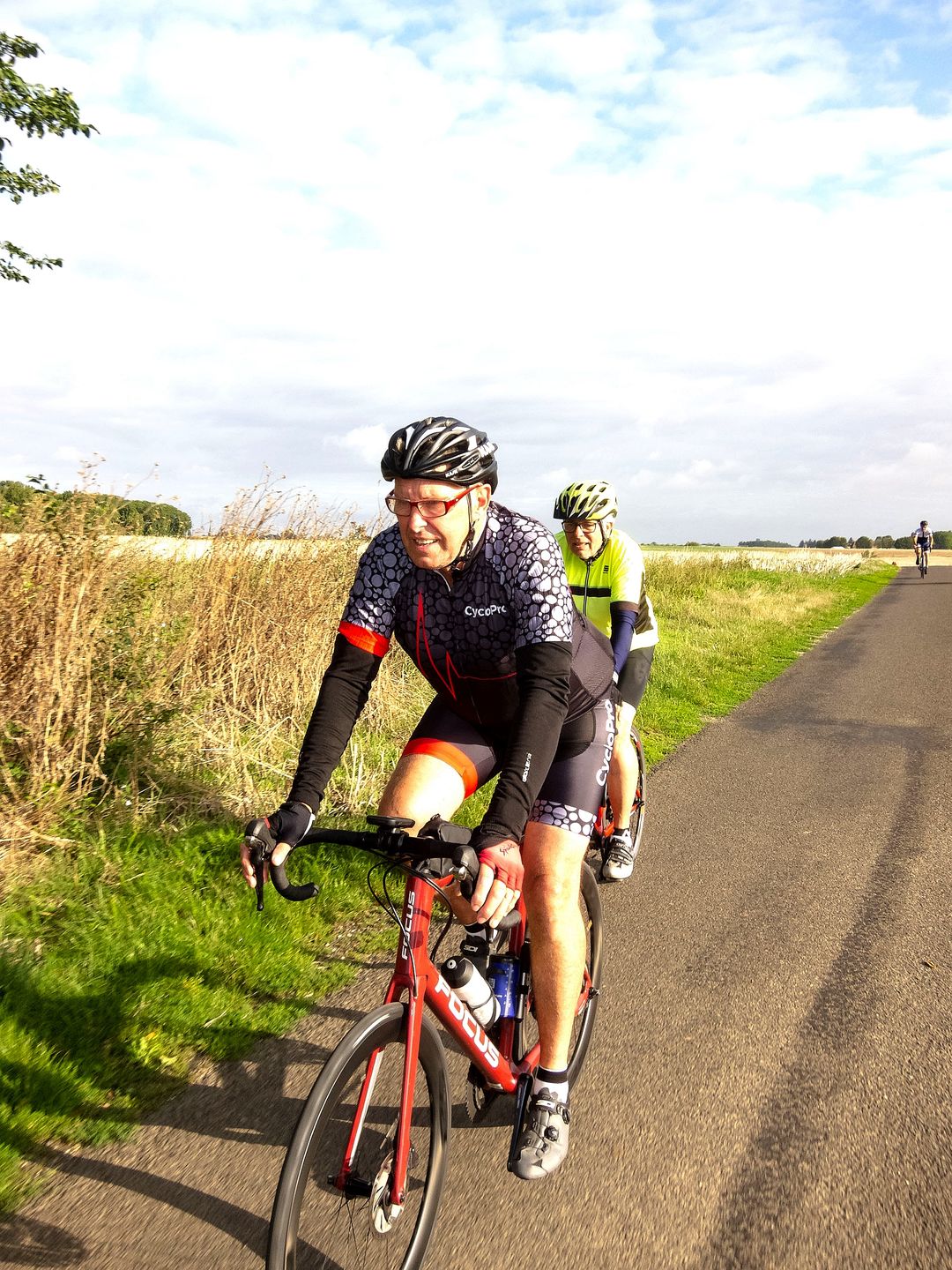 Customer photo review of Maillot de cyclisme Rouge - Pulsation+