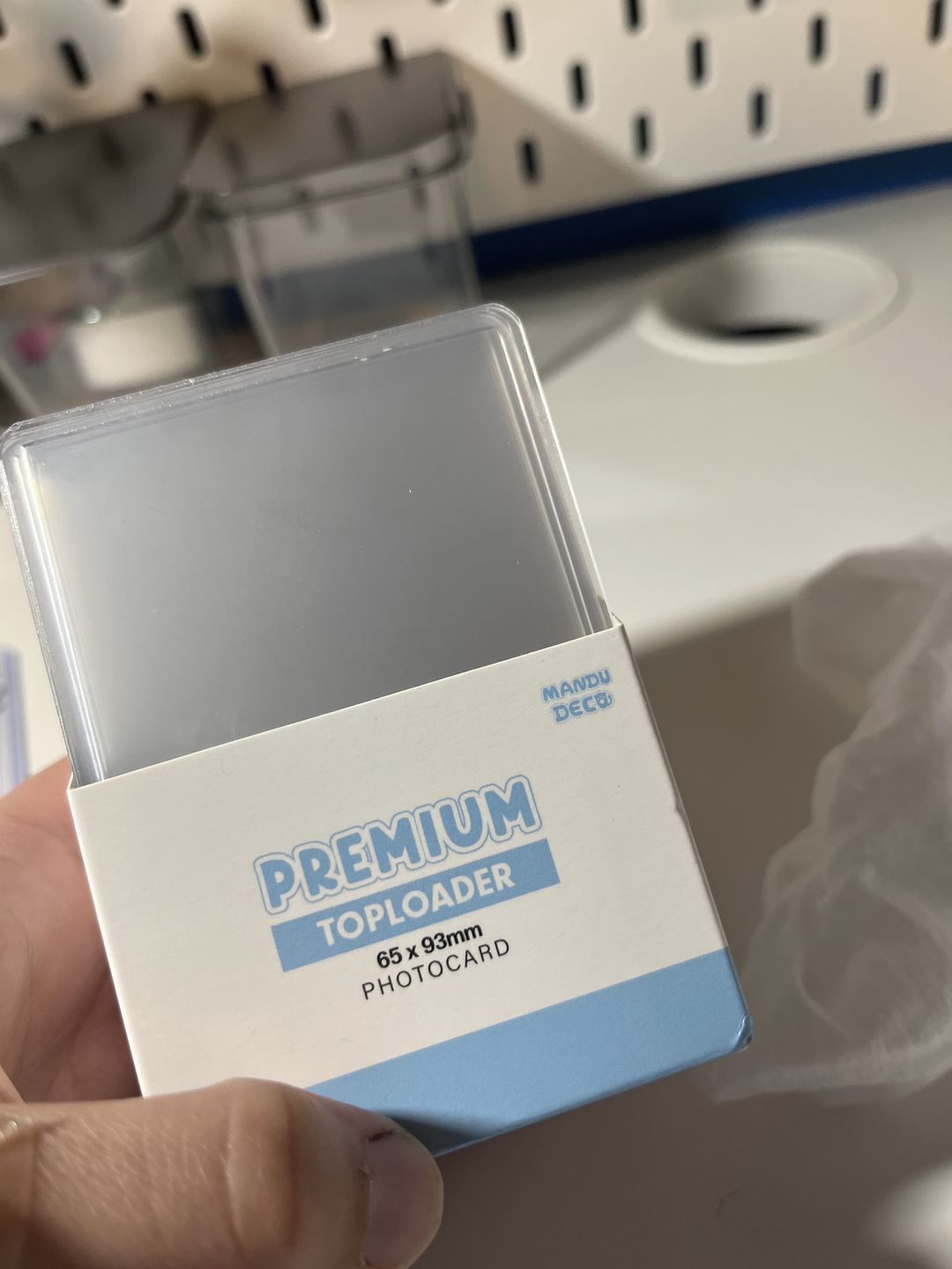 Customer photo review of PREMIUM CLEAR PHOTOCARD TOPLOADER