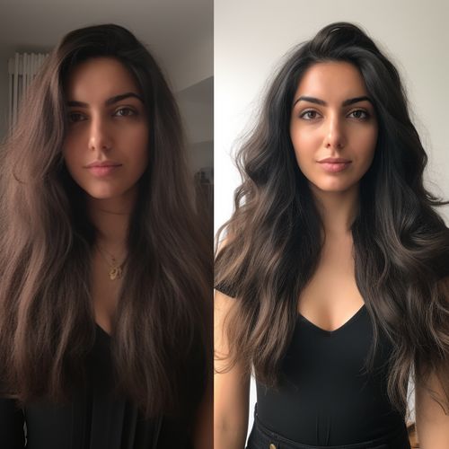 Customer photo review of Enrich Hair Growth Oil