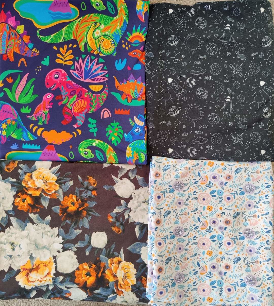 Customer photo review of Printed French Terry Remnants