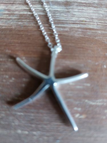 Customer photo review of Collier étoile de mer