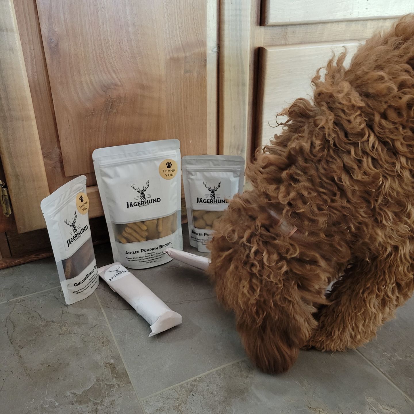Customer photo review of Antler Pumpkin Biscuits