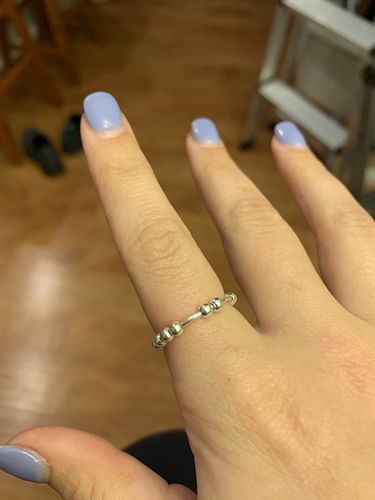 Customer photo review of Fidget Perle-Ring