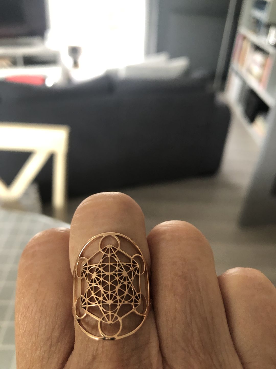 Customer photo review of Bague Ajustable Métatron