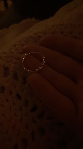 Customer photo review of Fidget Perle-Ring