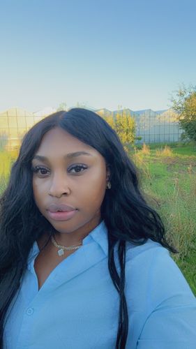 Customer photo review of Vienna Tennis Necklace