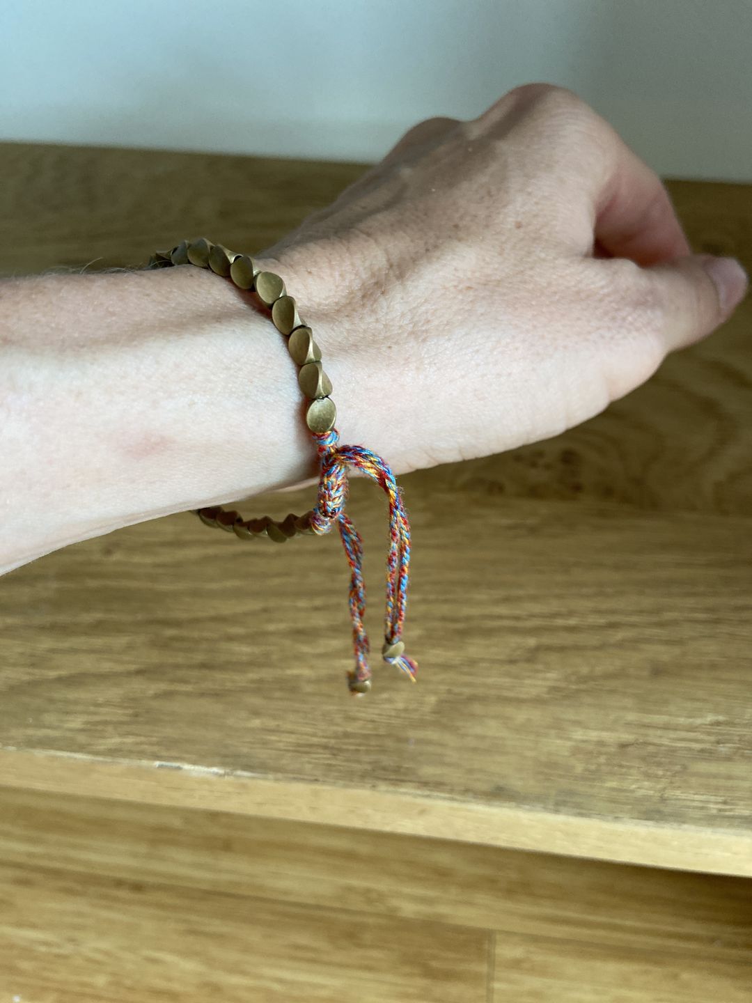 Customer photo review of Edles Tibetisches Glücksarmband