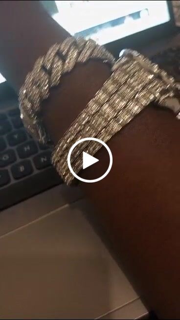 Customer video review of 14mm Monaco Bracelet - White Gold