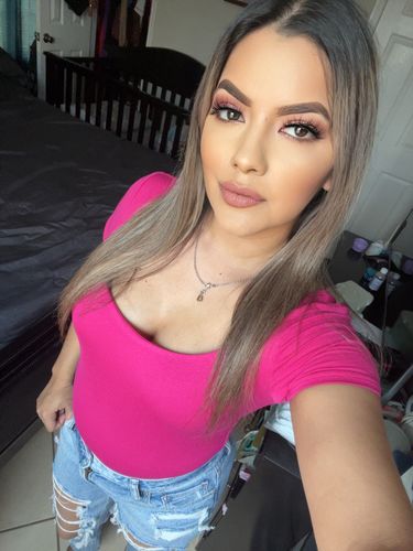 Customer photo review of Best Behavior Bodysuit Fuchsia