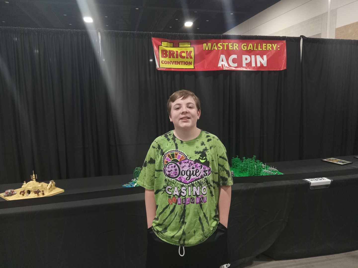 Customer photo review of Oogie Boogie's Casino Tie Dye Shirt (Hand Dyed- Limited Edition)