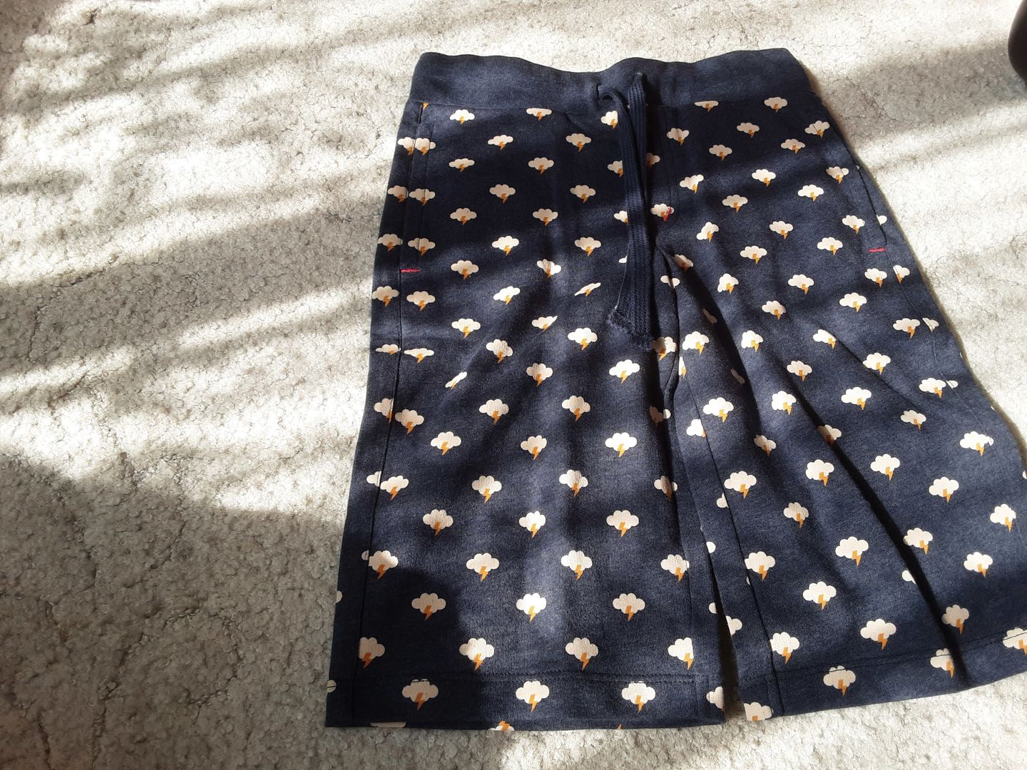 Customer photo review of Thunder & Lightning Marl Comfy Jogger Shorts