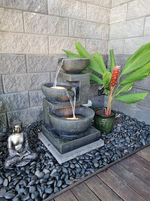 Customer photo review of Carmen 3-Tier Garden Water Feature - Best Seller