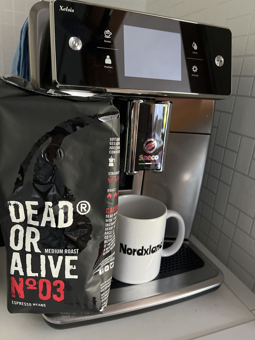 Customer photo review of DEAD OR ALIVE COFFEE No3 – 100% Robusta. Stark. Vollmundig. Espresso.