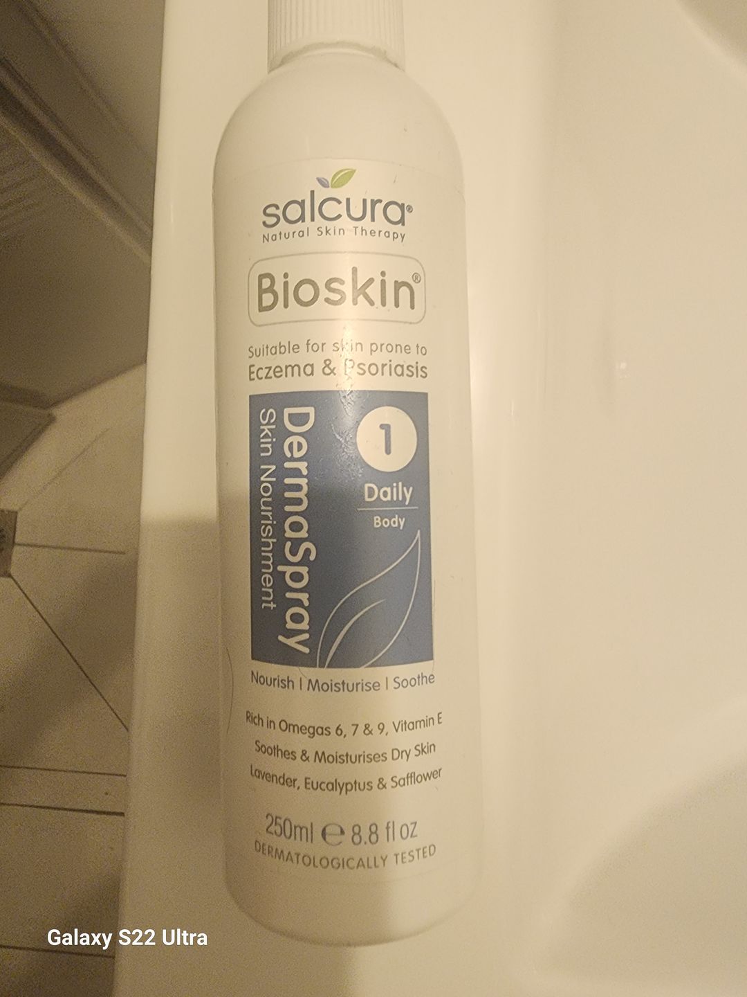 Customer photo review of Bioskin DermaSpray Intensive