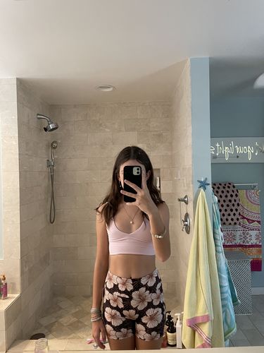 Customer photo review of 4" Biker Short - Brown Wild Thing