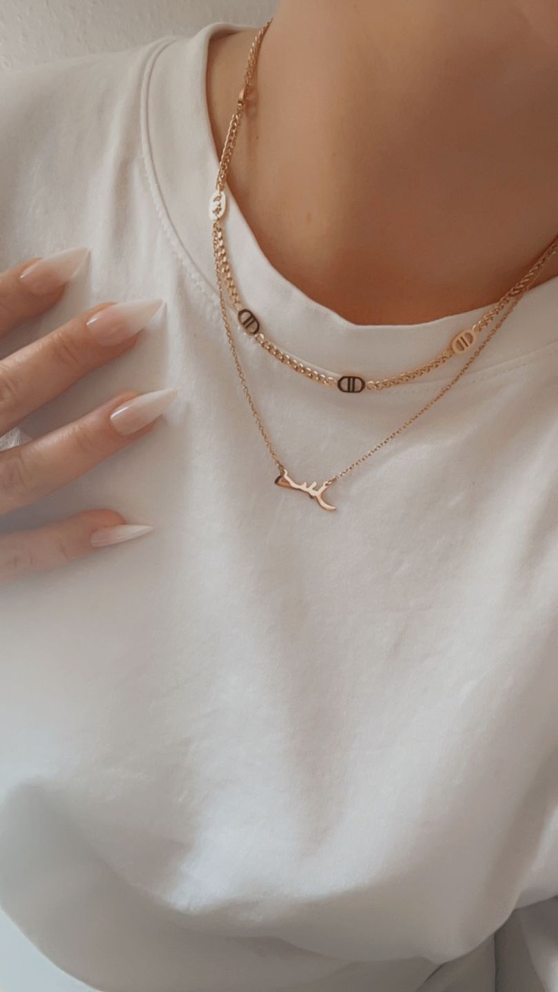 Customer photo review of Five Prestige Halskette | 18K vergoldet
