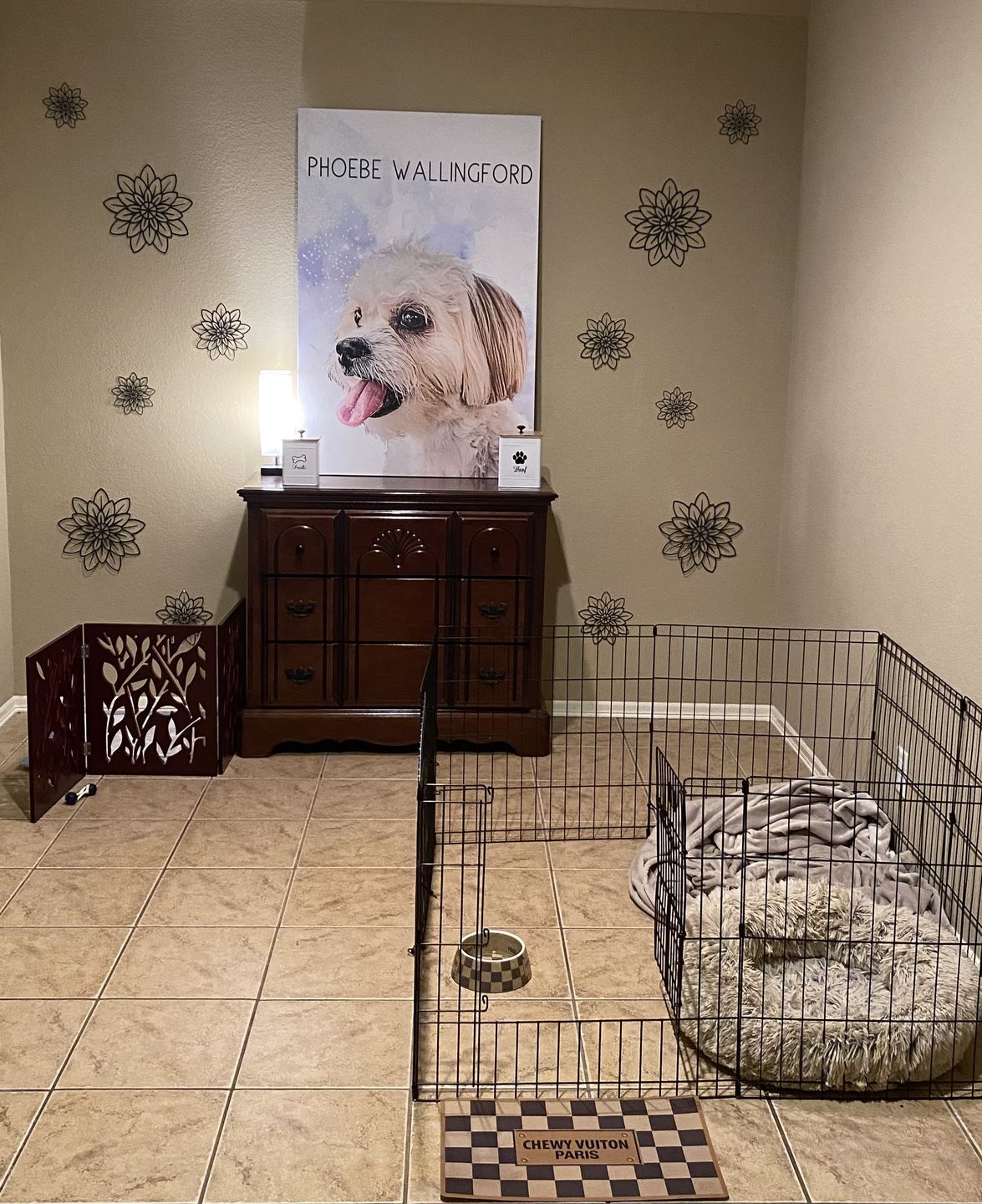 Customer photo review of Custom Pet Art Canvas Wrap