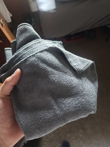 Customer photo review of Ultra Microfiber Towels 3-Pack