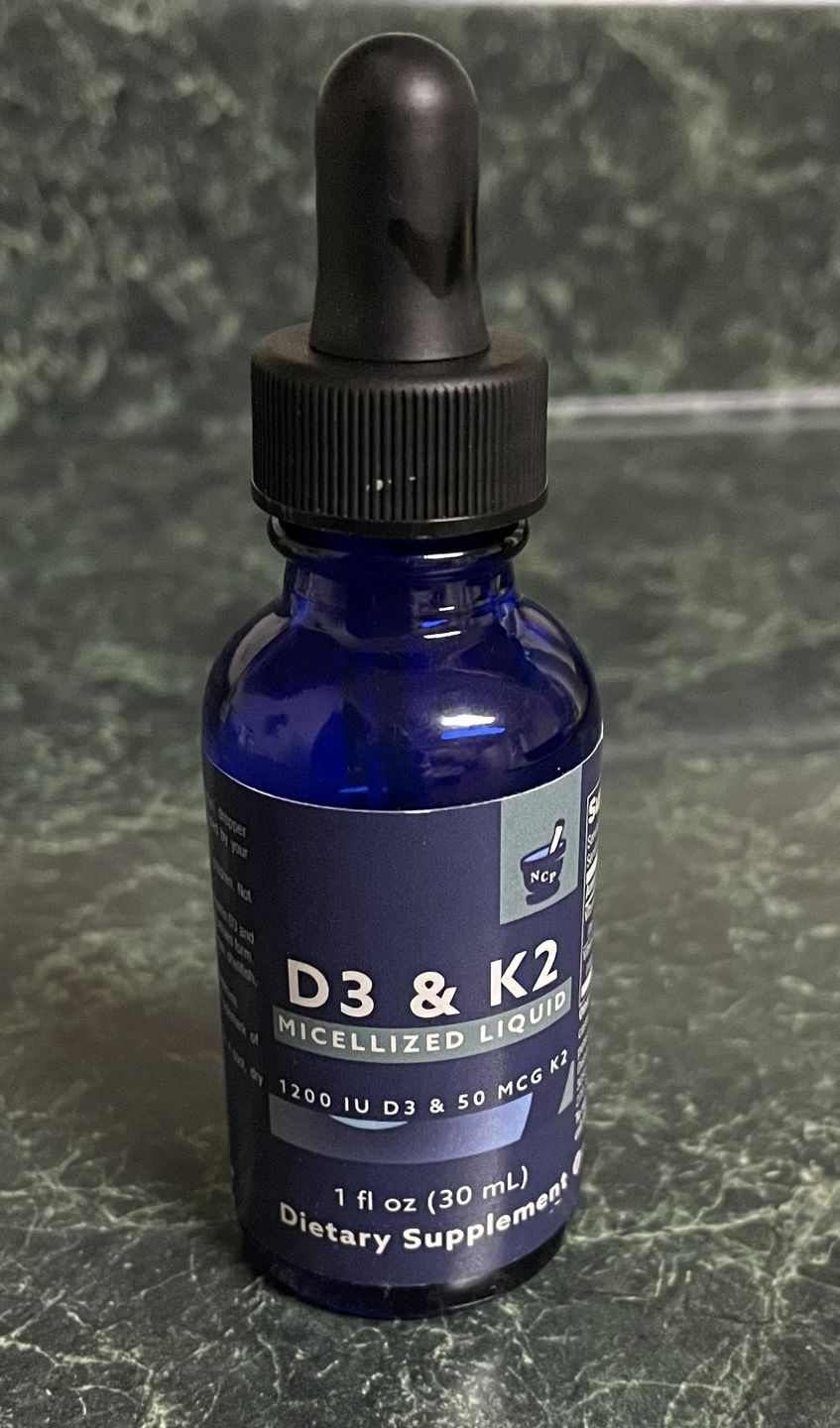 Customer photo review of D3 & K2 Micellized Liquid
