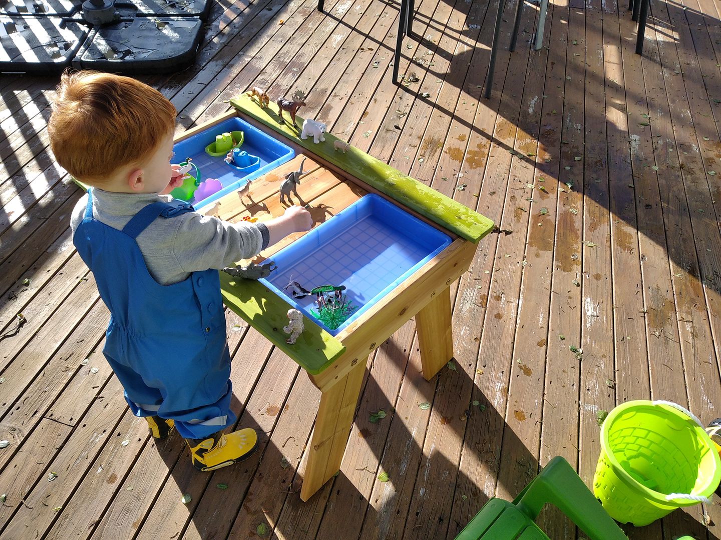 Customer photo review of Busy Bubs Sand & Water Table
