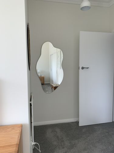 Customer photo review of Blob Full Length Wall Mirror
