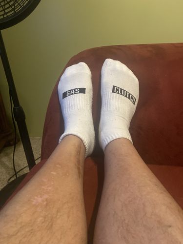 Customer photo review of GAS/CLUTCH ANKLE SOCKS