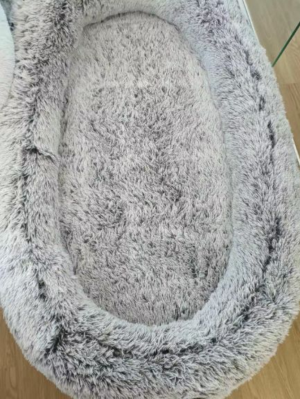 Customer photo review of Human Dog Bed