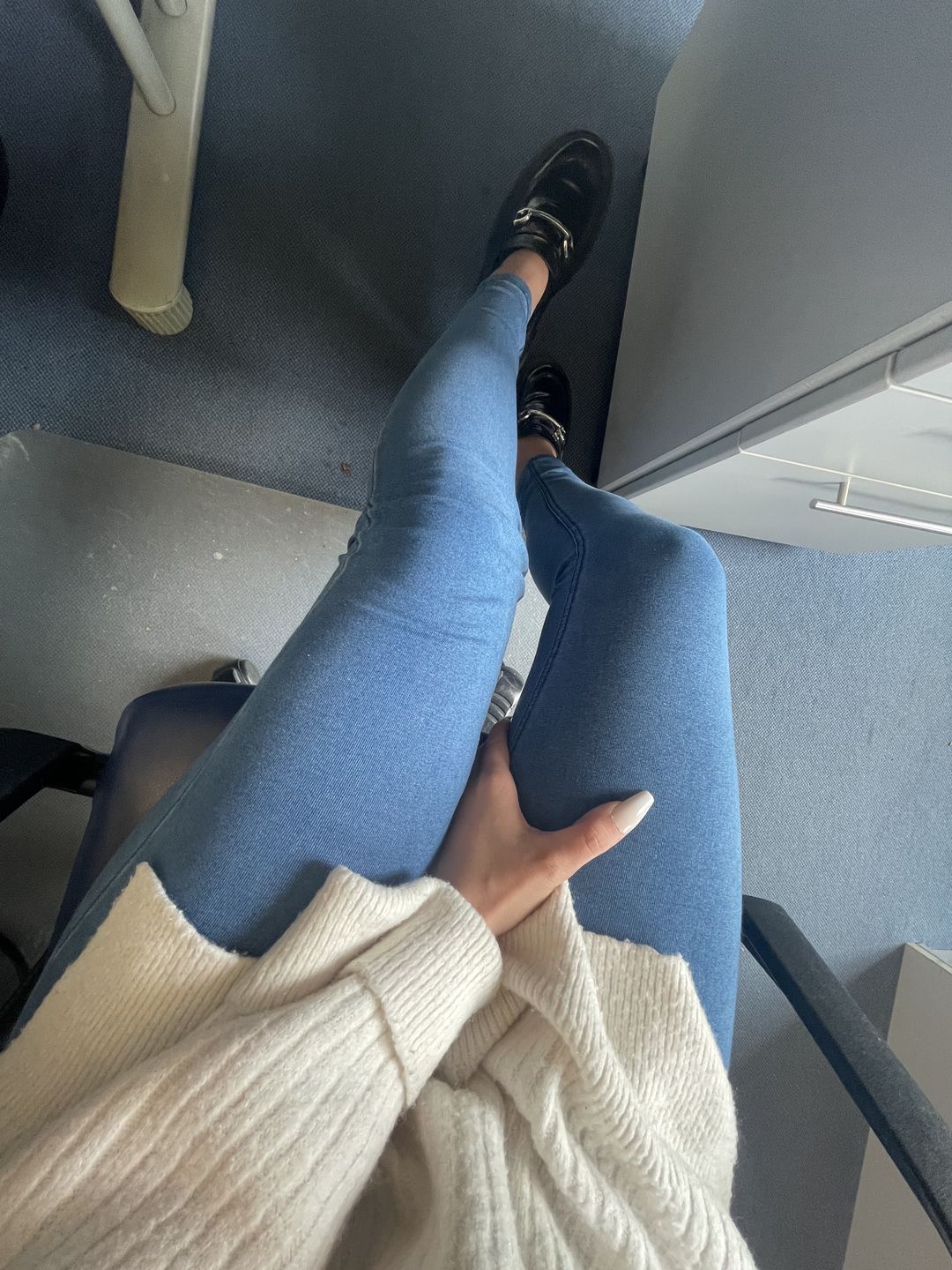 Customer photo review of MW Jeggings Blau