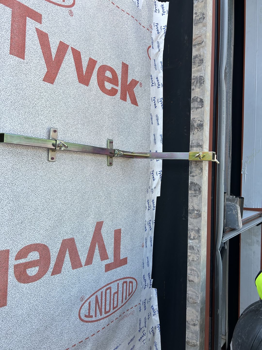 Customer photo review of Gallows Bracket with Timber and Profile Clamps