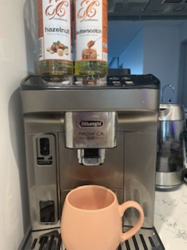 Customer photo review of Butterscotch Coffee Syrup