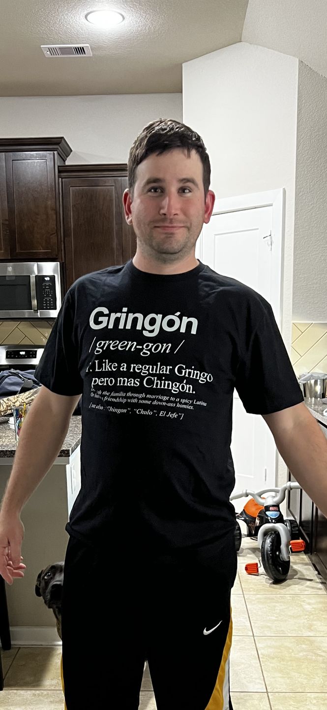 Customer photo review of El Gringon OG Old School T-Shirt