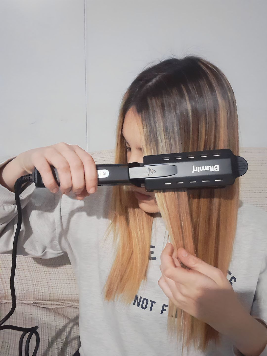 Customer photo review of Plancha de Pelo Profesional IonicWave Blumin