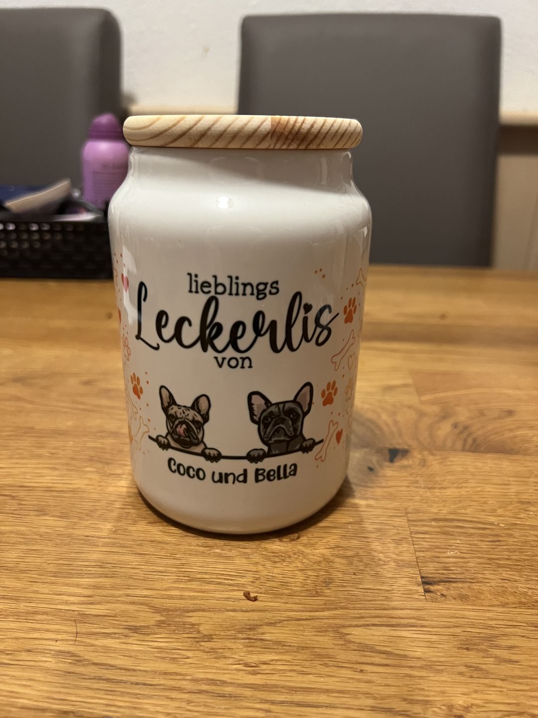 Customer photo review of Lieblings Leckerli - Individuelle Leckerlidose