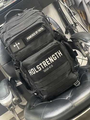 Customer photo review of HolStrength 45L Tactical Backpack