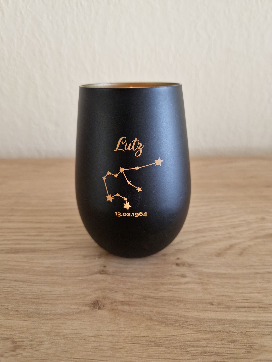 Customer photo review of Sternzeichen - Individuelles Windlicht