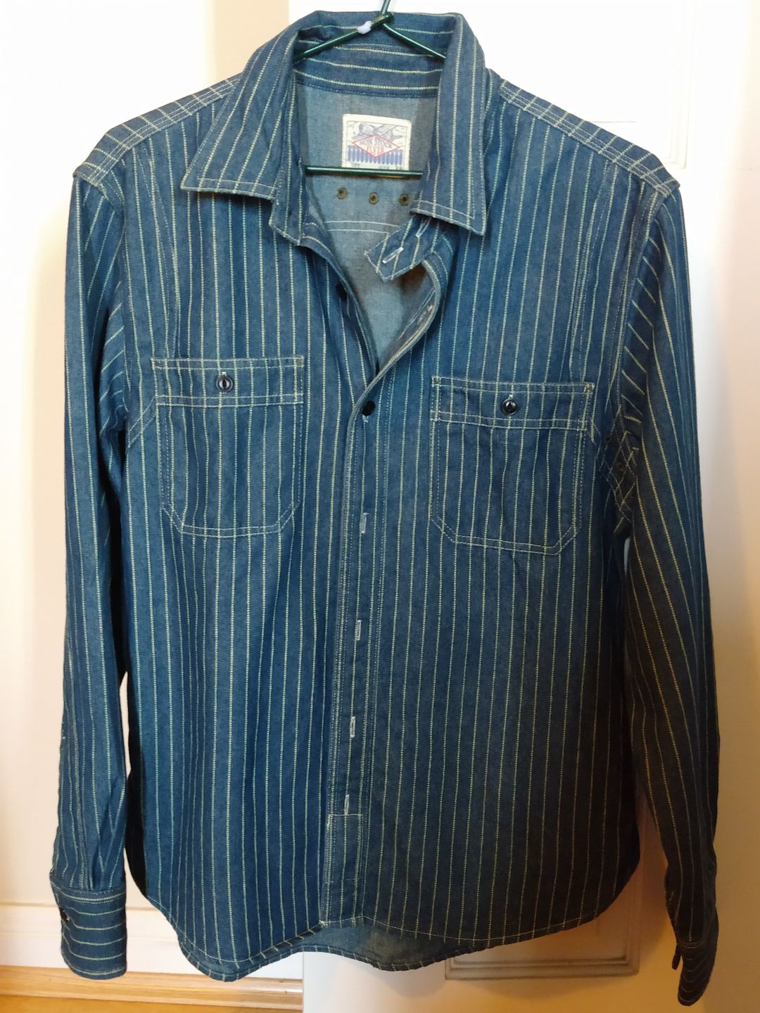 Customer photo review of 9 oz Wabash Vent Hole Work Shirt