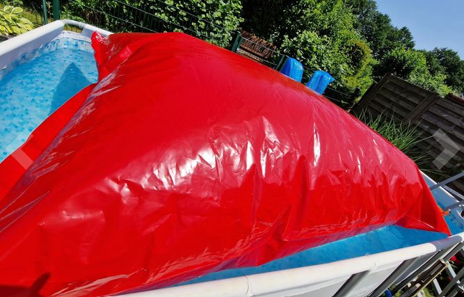 Customer photo review of Loxis® XXL Pool Luftkissen | Pool Polster | Poolkissen | Winterkissen | Luftkissen Pool
