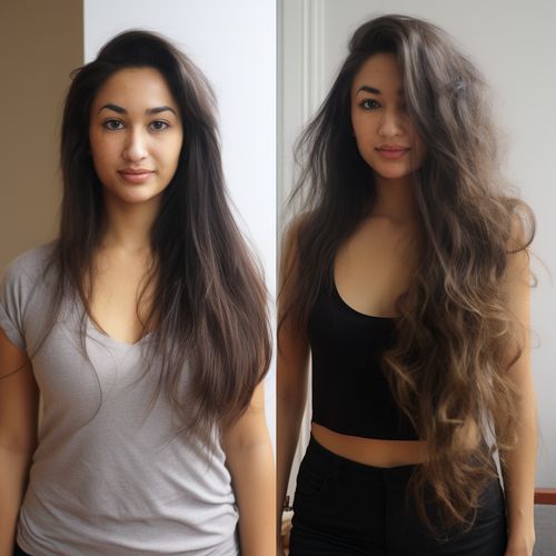 Customer photo review of Enrich Hair Growth Oil