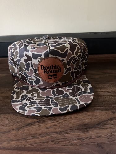 Customer photo review of Custom Leather Patch Rope Hat