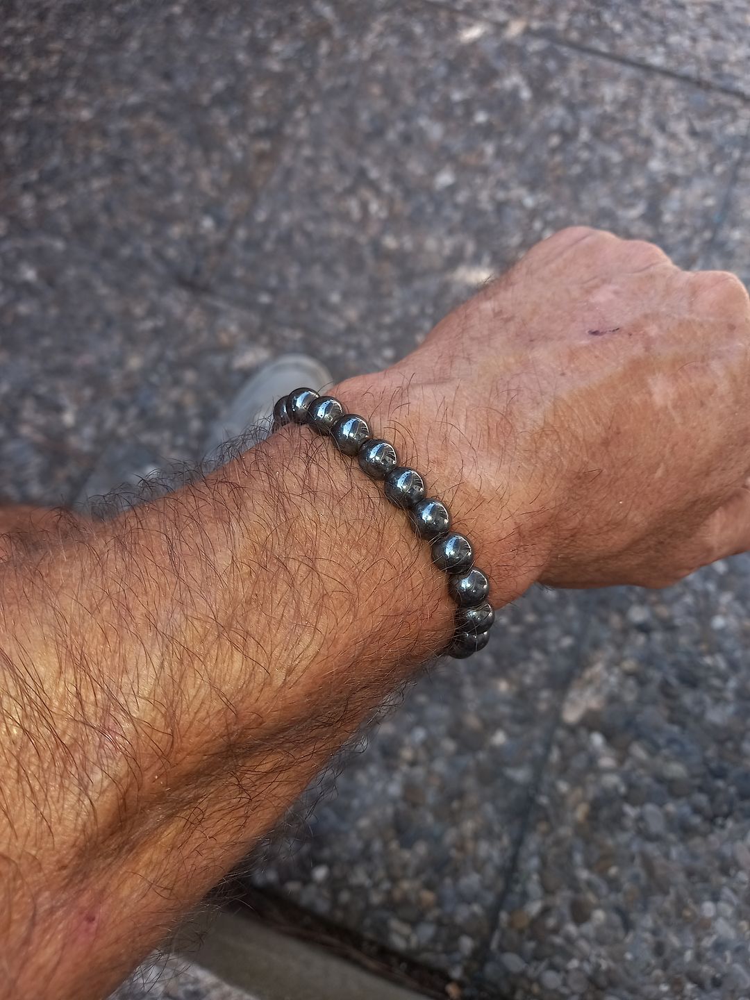 Customer photo review of Bracelet Hématite