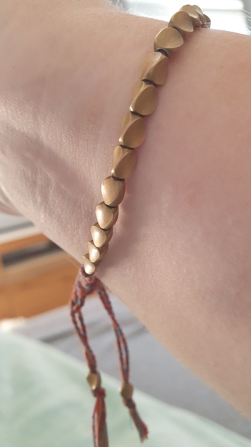 Customer photo review of Edles Tibetisches Glücksarmband