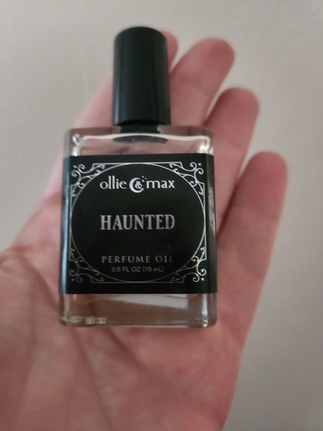 Customer photo review of Haunted Perfume Oil
