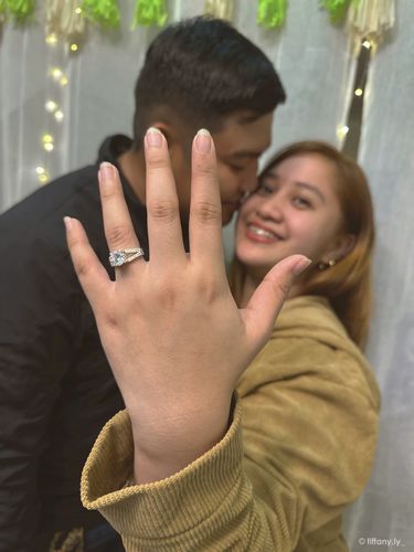 Customer photo review of 2ct Heraklion Engagement Ring