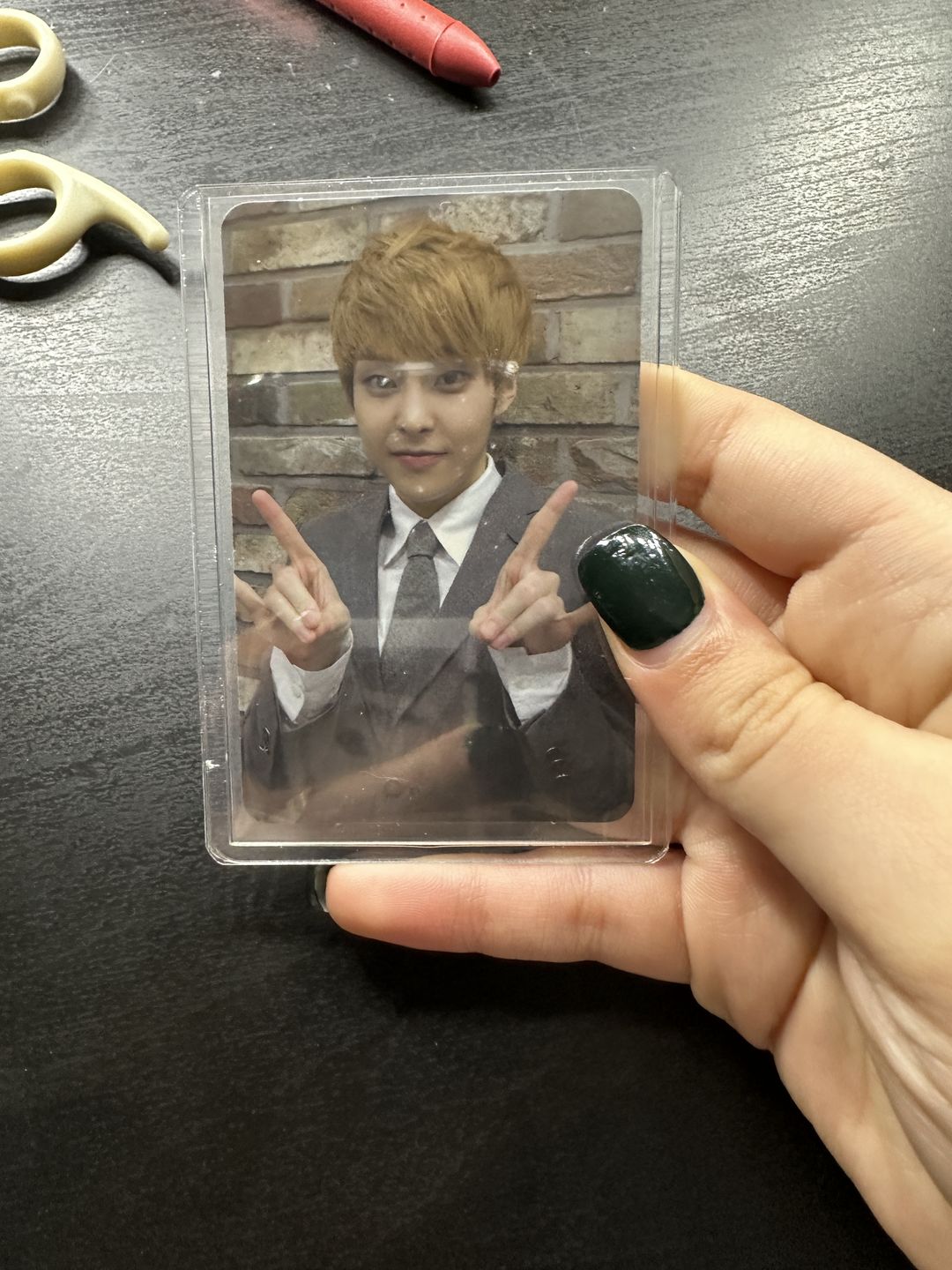 Customer photo review of PREMIUM CLEAR PHOTOCARD TOPLOADER