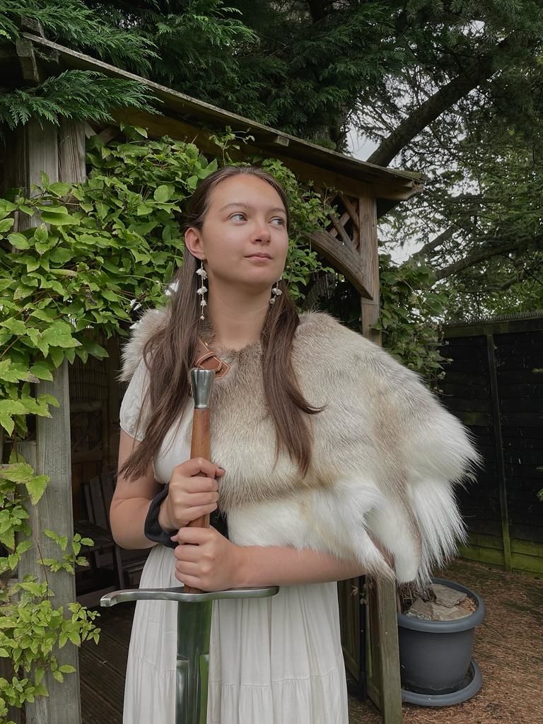 Customer photo review of Reindeer Hide Mantle