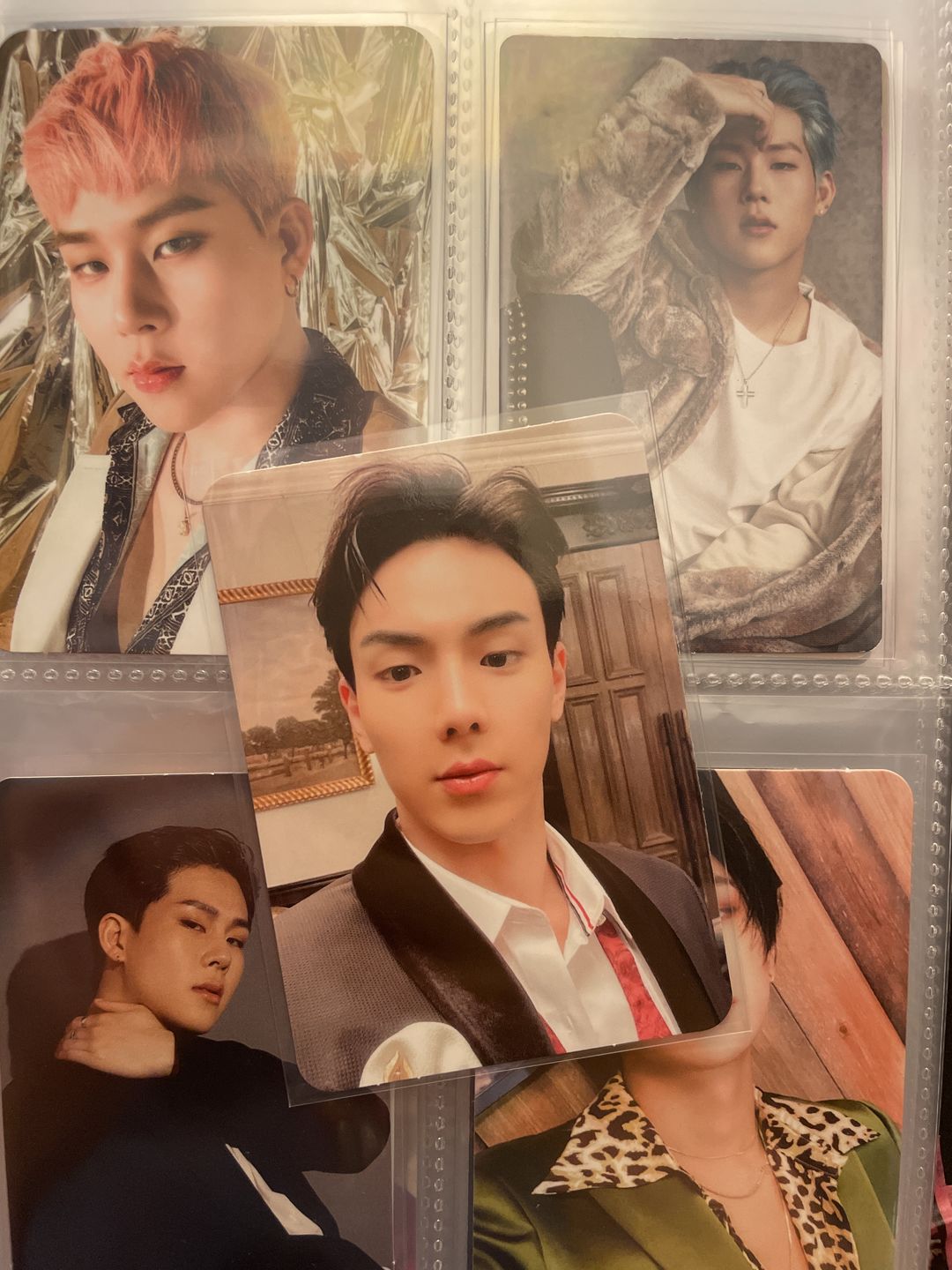 Customer photo review of PREMIUM PHOTOCARD SLEEVES - BLUE VERSION (65x91MM)