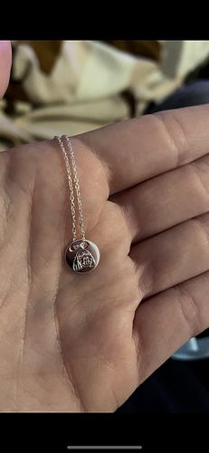 Customer photo review of Custom Love Necklace
